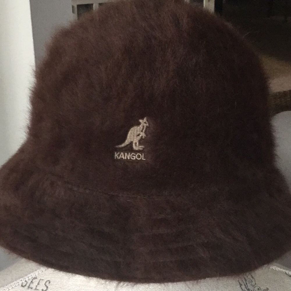 kangol fuzzy fur bucket hat NFS At moment